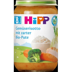 Menü Gemüserisotto mit zarter Pute ab dem 8. Monat, 220 g