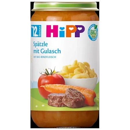 Menü Spätzle mit Gulasch ab dem 12. Monat, 250 g