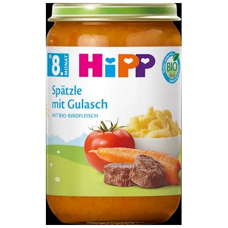 Menü Spätzle mit Gulasch ab dem 8. Monat, 220 g