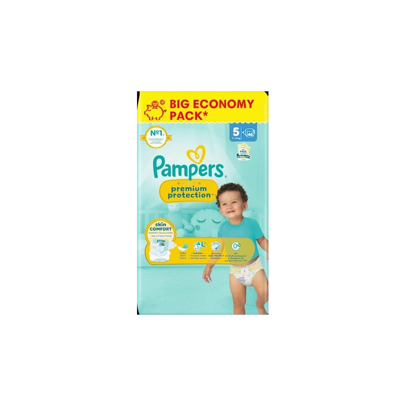 Windeln Premium Protection Gr.5 Junior (11-16 kg), Big Pack, 46 St