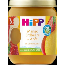 Früchte Mango Erdbeere in Apfel ab 6.Monat, 160 g