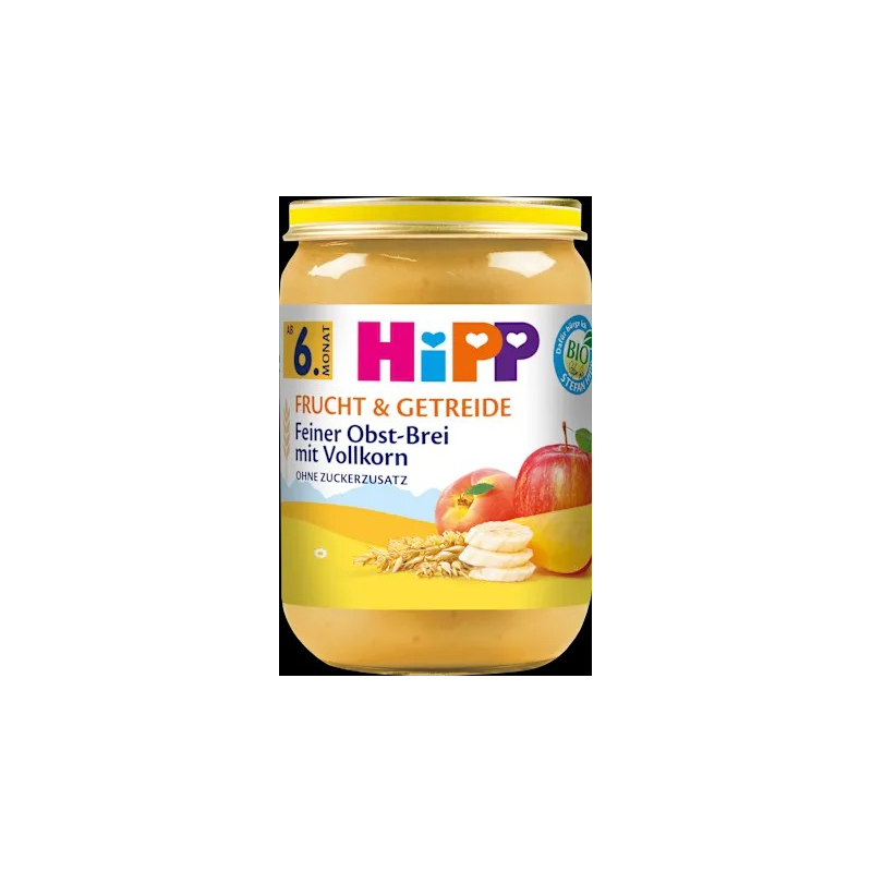 Frucht & Getreide Feiner Obst-Brei mit Vollkorn, ab dem 6.Monat, 190 g