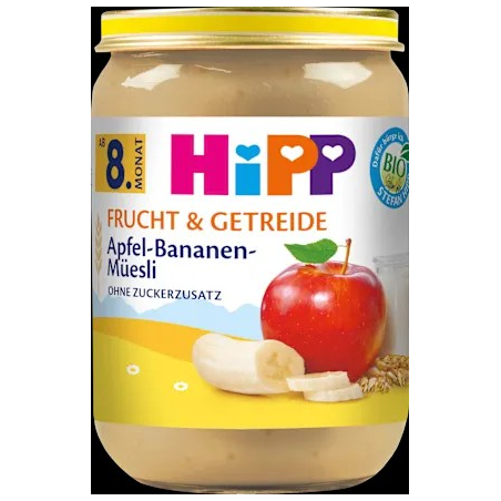 Frucht & Getreide Apfel-Bananen-Müsli, ab dem 8.Monat, 190 g
