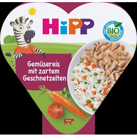 Kinderteller Gemüsereis mit zartem Geschnetzelten ab 1 Jahr, 250 g
