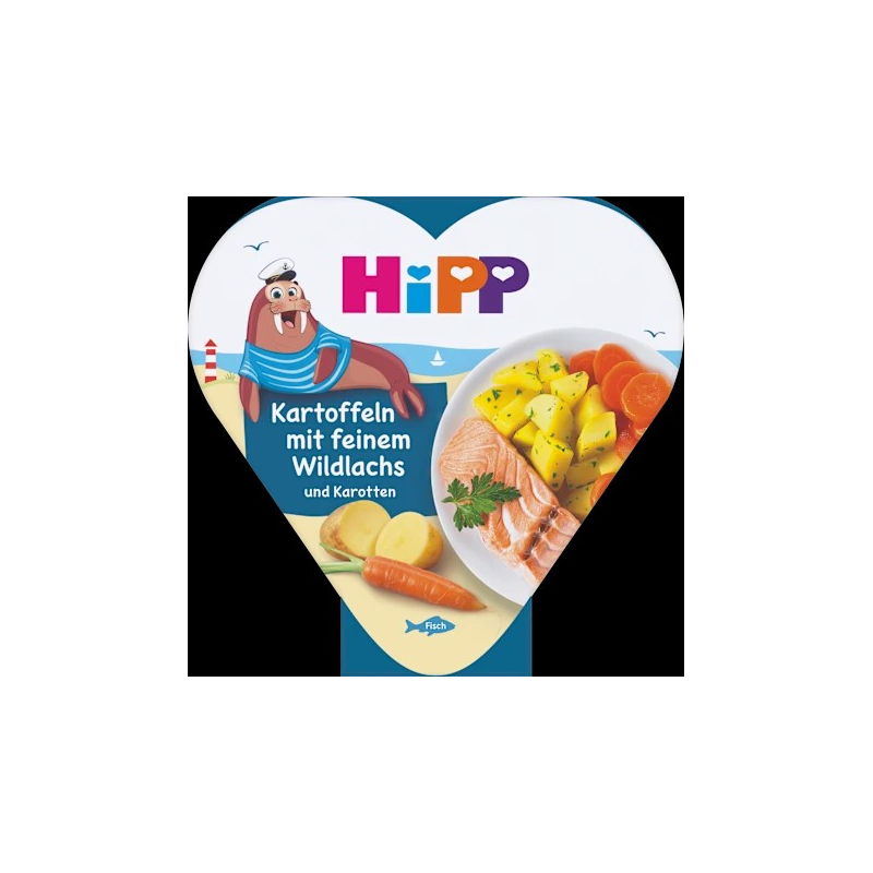 Kinderteller Kartoffeln mit feinem Wildlachs und Karotten ab 1 Jahr, 250 g