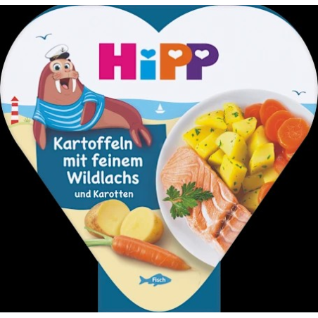 Kinderteller Kartoffeln mit feinem Wildlachs und Karotten ab 1 Jahr, 250 g