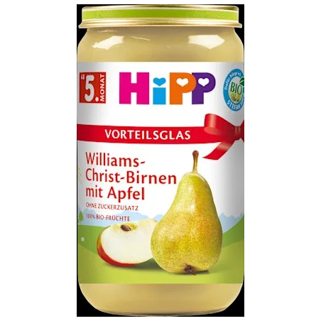 Früchte Williams-Christ-Birnen mit Apfel, ab dem 5. Monat, 250 g