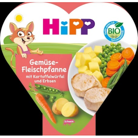 Kinderteller Gemüse-Fleischpfanne mit Kartoffelwürfeln & Erbsen, ab 1 Jahr, 250 g