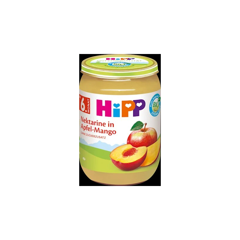 Früchte Für kleine Feinschmecker, Nektarine in Apfel-Mango ab dem 6. Monat, 190 g