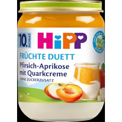 Frucht & Joghurt Pfirsich-Aprikose mit Quark-Creme, ab dem 10.Monat, 160 g