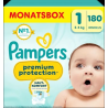 Windeln Premium Protection Gr.1 Newborn (2-5 kg), Halbmonatsbox, 180 St