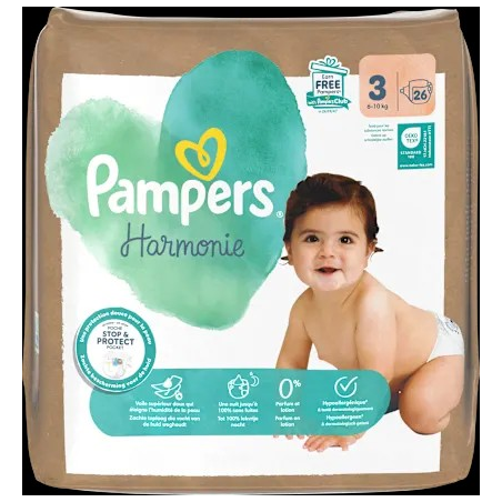 Windeln Harmonie Gr.3 Midi (6-10 kg), 26 St