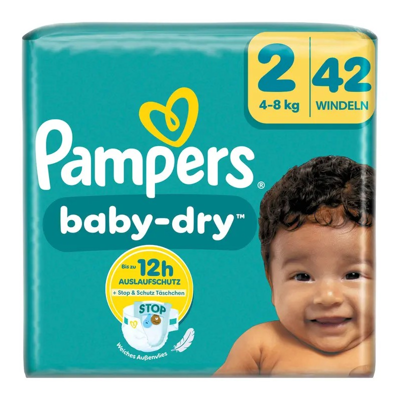 Windeln Baby Dry Gr.2 Mini (4-8 kg), 42 St