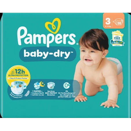 Windeln Baby Dry Gr.3 Midi (6-10 kg), 35 St