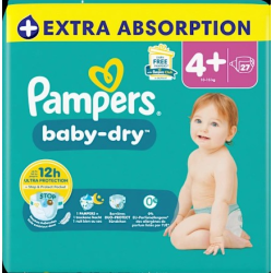Windeln Baby Dry Gr.4+ Maxi+ (10-15 kg), 27 St