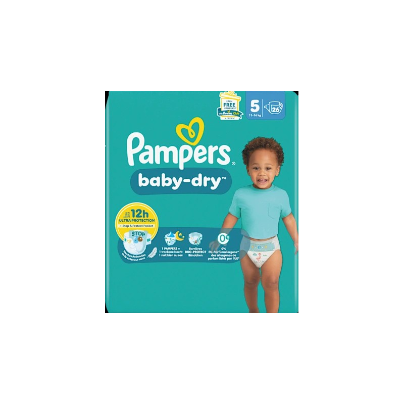 Windeln Baby Dry Gr.5 Junior (11-16 kg), 26 St