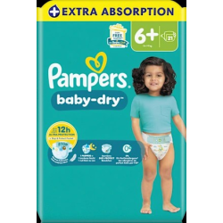 Windeln Baby Dry Gr. 6+ XL (14-19 kg), 21 St