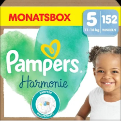 Windeln Harmonie Gr.5 Junior (11-16 kg), Monatsbox, 152 St