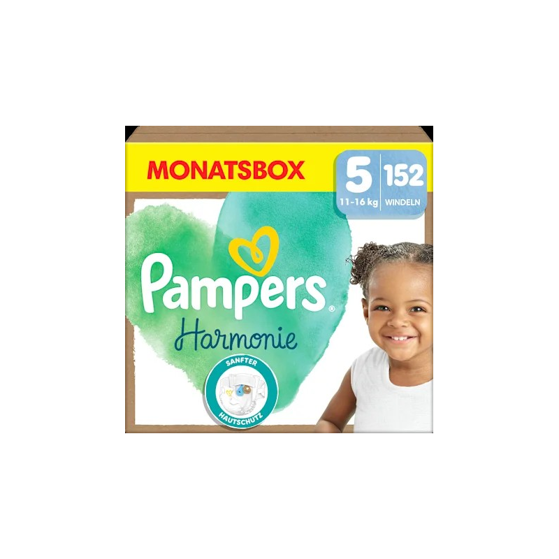 Windeln Harmonie Gr.5 Junior (11-16 kg), Monatsbox, 152 St