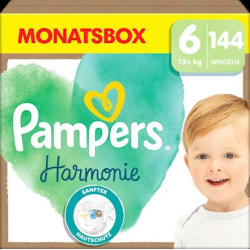 Windeln Harmonie Gr.6 Junior (13+ kg), Monatsbox, 144 St