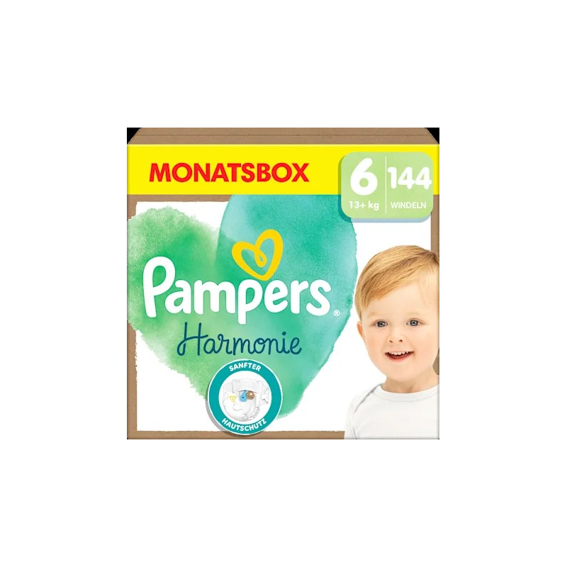 Windeln Harmonie Gr.6 Junior (13+ kg), Monatsbox, 144 St
