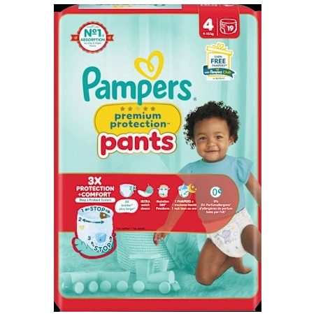 Baby Pants Premium Protection Gr.4 Maxi (9-15 kg), 19 St