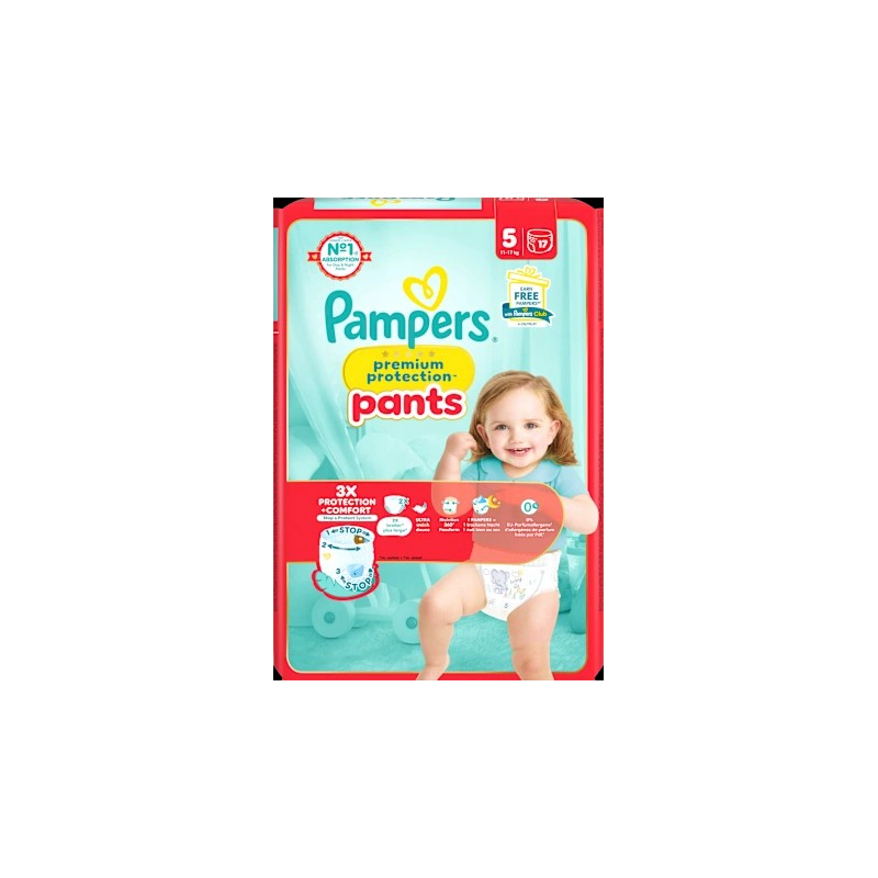 Baby Pants Premium Protection Gr.5 Junior (11-17 kg), 17 St