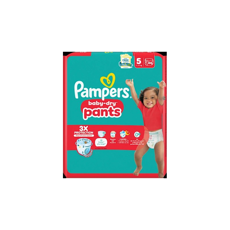 Baby Pants Baby Dry Gr.5 Junior (11-17 kg), 24 St