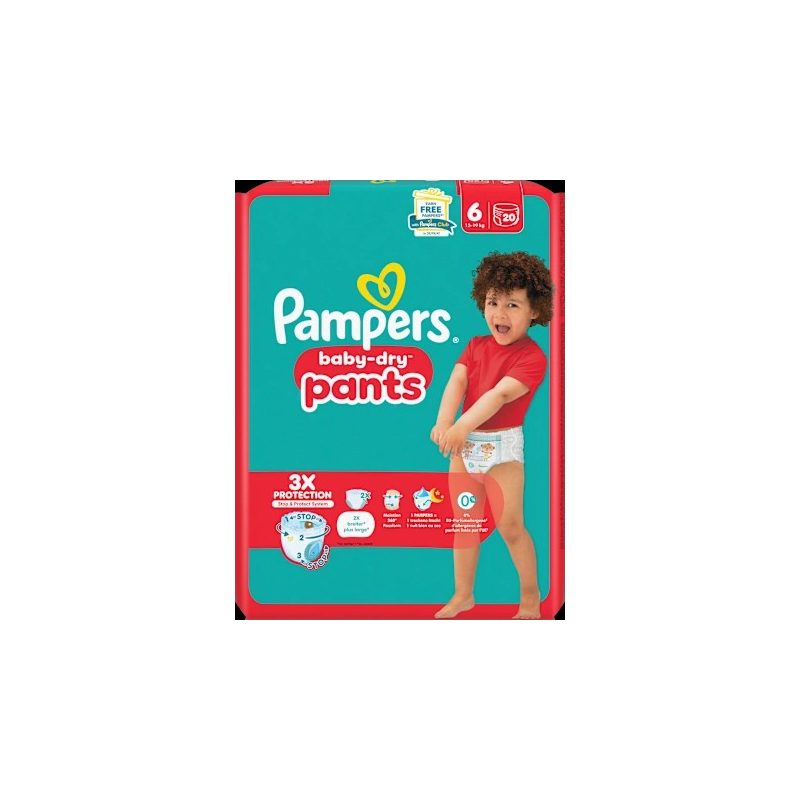 Baby Pants Baby Dry Gr.6 XL (13-19 kg), 20 St