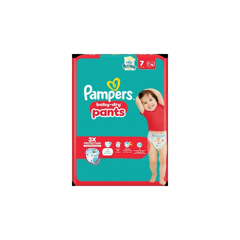 Baby Pants Baby Dry Gr.7 XL (15+ kg), 18 St