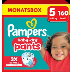 Baby Pants Baby Dry Gr.5 Junior (11-17 kg), Monatsbox, 160 St