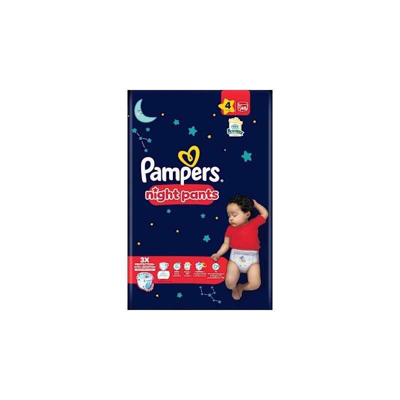 Baby Pants night Gr.4 (9-15 kg), 40 St