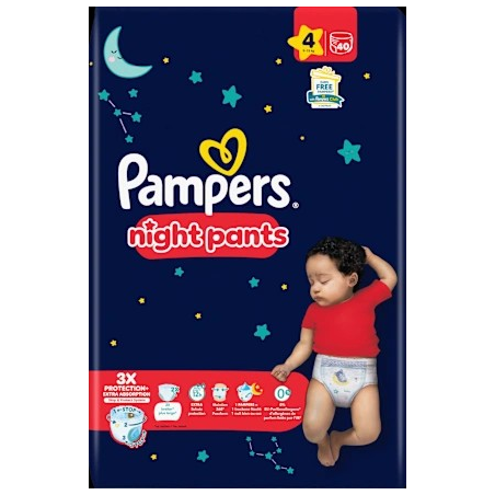 Baby Pants night Gr.4 (9-15 kg), 40 St