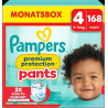 Windeln Premium Protection Pants Gr.4 Maxi (9-15k g), Monatsbox, 168 St